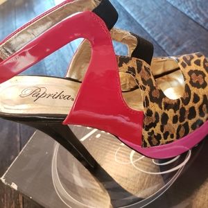 Cheetah Multi color heels
